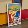 Seren Art Puzzle-Villefranche-sur-mer (4) Seren Art-1000pcs Vintage Poster Series Puzzle-Villefranche-sur-mer