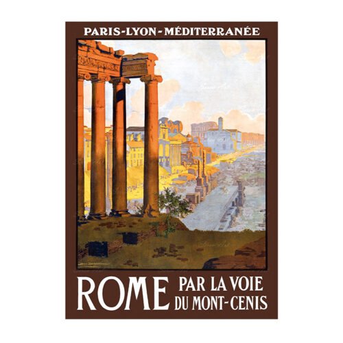 Seren Art-1000pcs Vintage Poster Series Puzzle-Rome