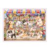 3djp/Pintoo-1200pcs Plastic Jigsaw Puzzles-Shiba Inu Candy Shop