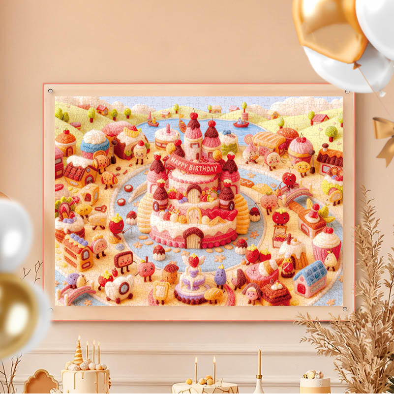 Dream Friends-500 Jigsaw Puzzle-Sweet Town Fair