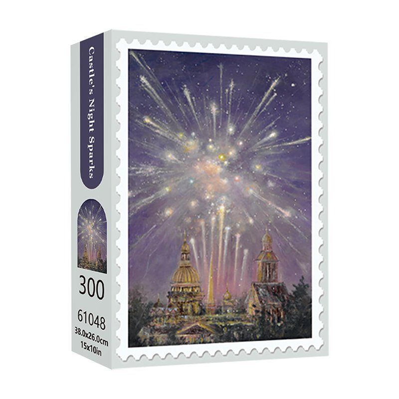 TKX-Castles Night Sparks TKX-300pcs Jigsaw Puzzle-Castle's Night Sparks