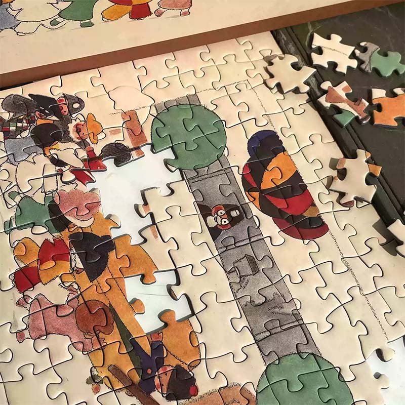 TKX-130pcs Irregular Cut Jigsaw Puzzle-Overture