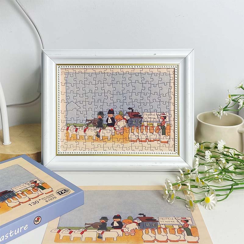 TKX-130pcs Irregular Cut Jigsaw Puzzle-Overture