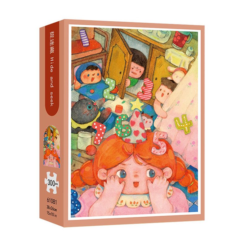 TKX-300pcs Jigsaw Puzzle-Hide and Seek