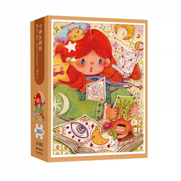 TKX-300pcs Jigsaw Puzzle-Midnight Astrological Chart