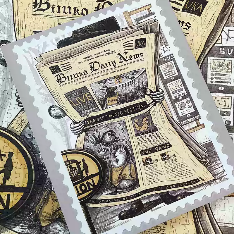 TKX Puzzle-The Biluka Daily (1) TKX-500pcs Jigsaw Puzzle-The Biluka Daily