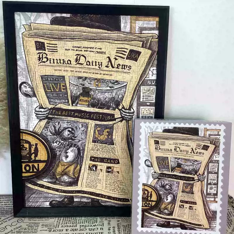 TKX Puzzle-The Biluka Daily (2) TKX-500pcs Jigsaw Puzzle-The Biluka Daily