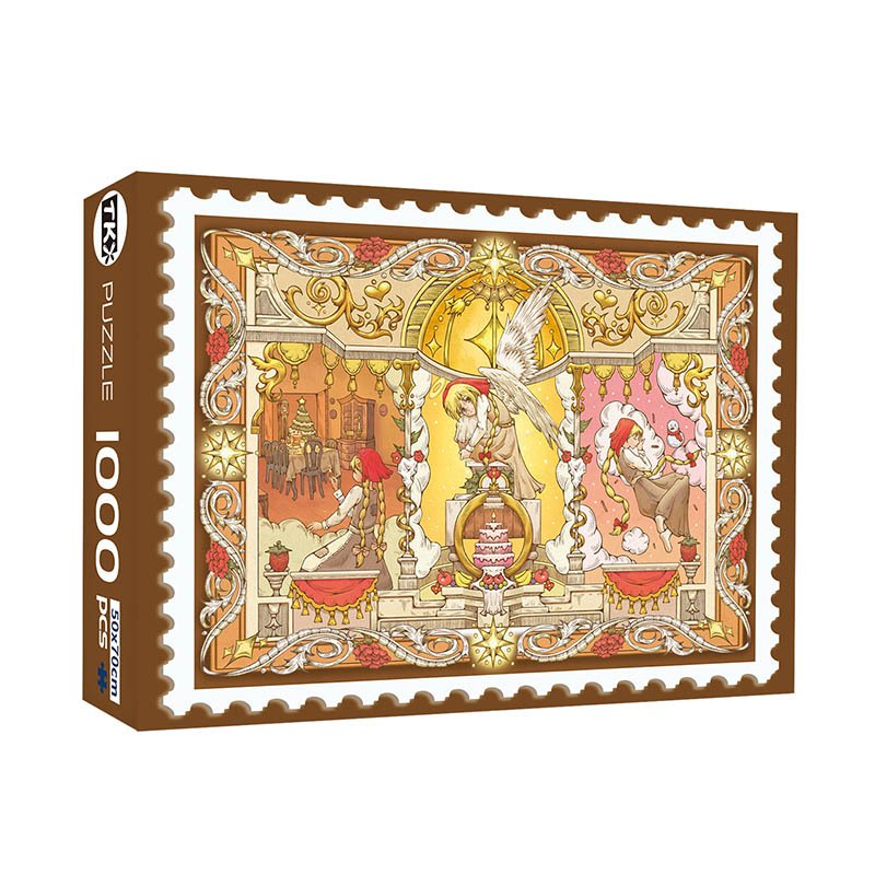 TKX-1000pcs Jigsaw Puzzle-The Little Match Girl(Gold Foil)