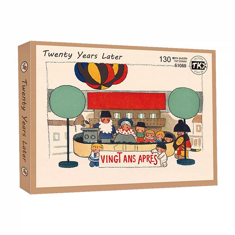 TKX-130pcs Irregular Cut Jigsaw Puzzle-Twenty Years Later