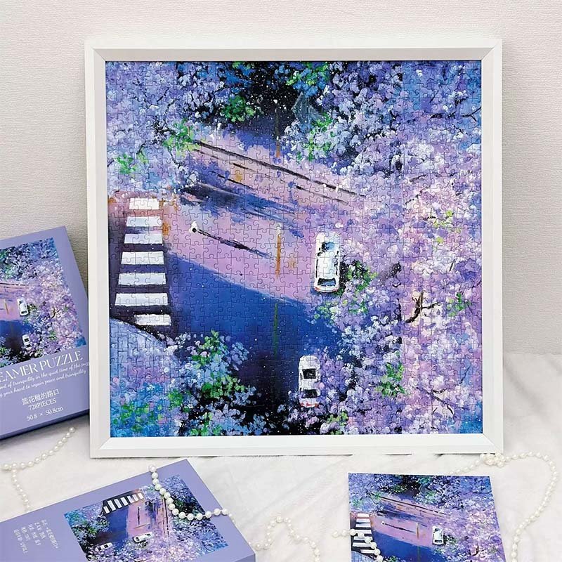Dreamer Puzzle-728pcs Jigsaw Puzzle-The Jacaranda Corner
