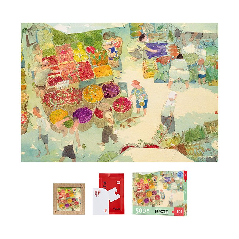 Toi-500pcs Puzzle-Produce Market (2) Toi-500pcs Jigsaw Puzzle-Produce Market
