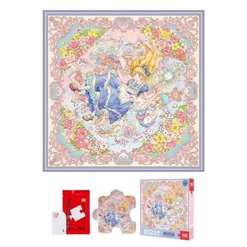 Toi-Alice Dreamland Adventures (2) Toi-1024pcs Jigsaw Puzzle-Alice’s Dreamland Adventures