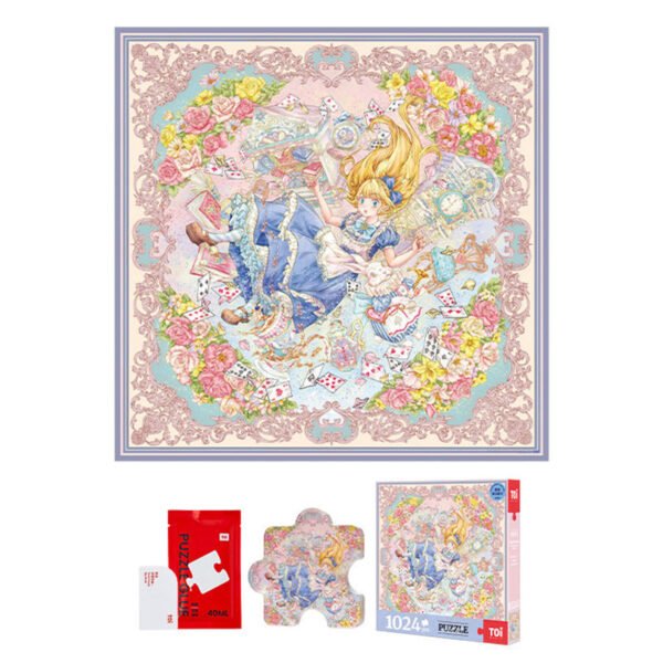 Toi-1024pcs Jigsaw Puzzle-Alice’s Dreamland Adventures