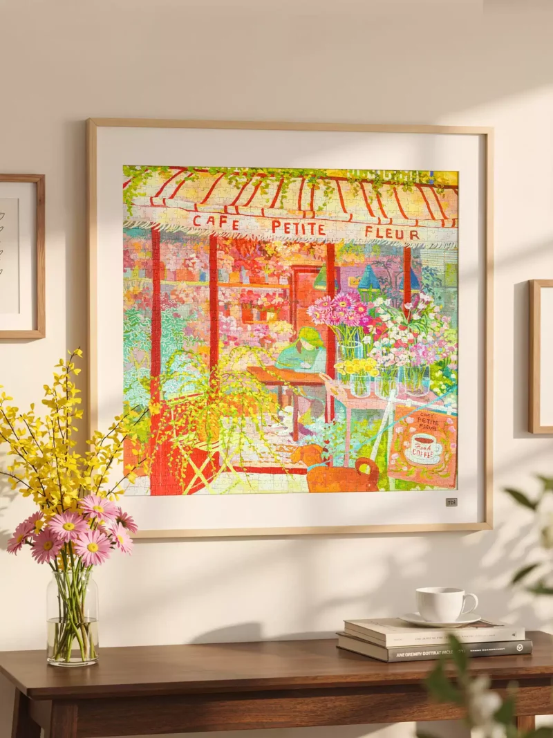 Toi-Cafe Petite Fleur1 Toi-1024pcs Jigsaw Puzzle-Cafe Petite Fleur
