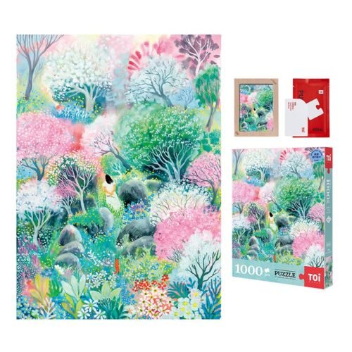 Toi-1000pcs Jigsaw Puzzle-Drunk Among Flowers