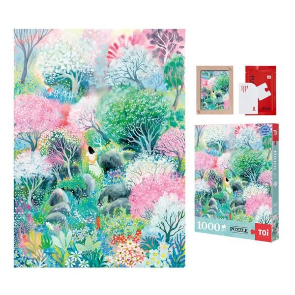 Toi-1000pcs Jigsaw Puzzle-Drunk Among Flowers