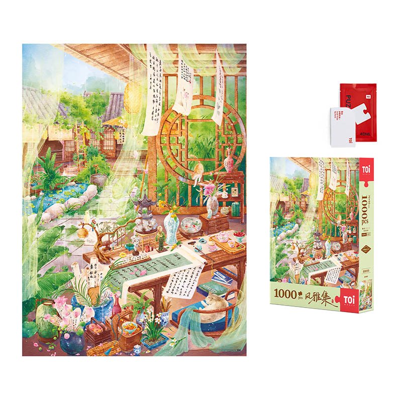 Toi-Elegance of Ink Scent Toi-1000pcs Jigsaw Puzzle-Elegance of Ink Scent