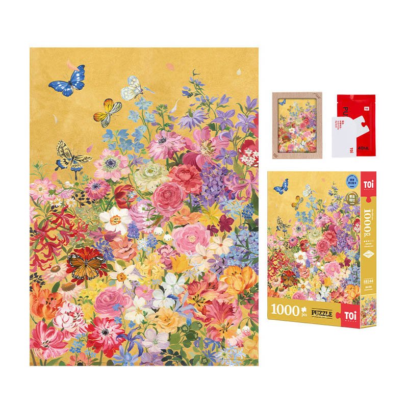 Toi-1000pcs Jigsaw Puzzle-Gilded Garden