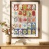 Toi-1000pcs Jigsaw Puzzle-Letters on Brocade