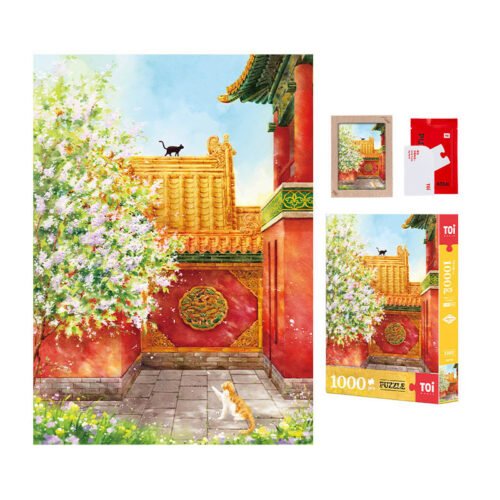 Toi-1000pcs Jigsaw Puzzle-Lilac in the Forbidden City