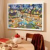 Toi-1000pcs Jigsaw Puzzle-Maltese Romantic Fireworks