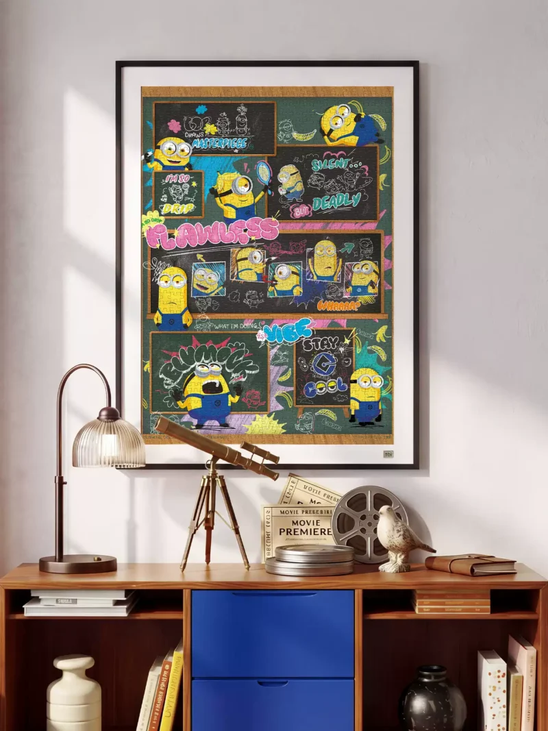 Toi-1000pcs Jigsaw Puzzle-Minions-Doodle Time