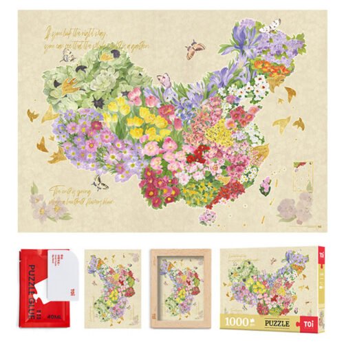 Toi-1000pcs Jigsaw Puzzle-Passing by Your Bloom