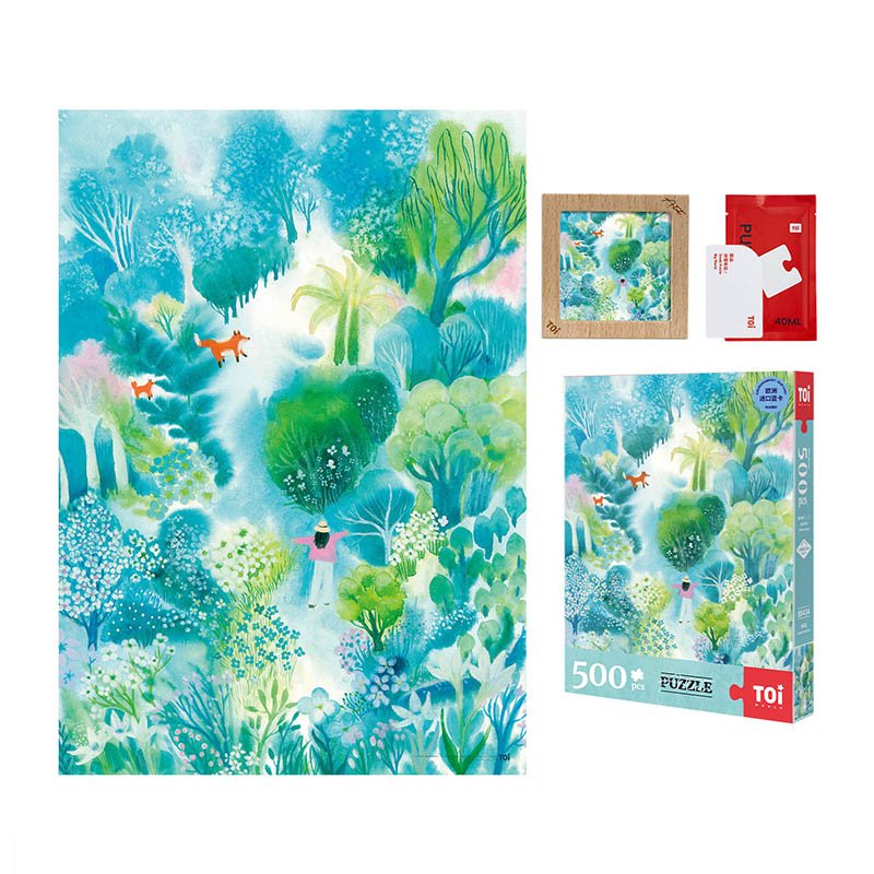 Toi Puzzle-Greener Than Blue Toi-500pcs Jigsaw Puzzle-Greener Than Blue