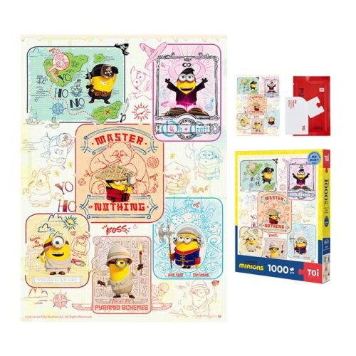 Toi-1000pcs Jigsaw Puzzle-Minions-Sketch of Time