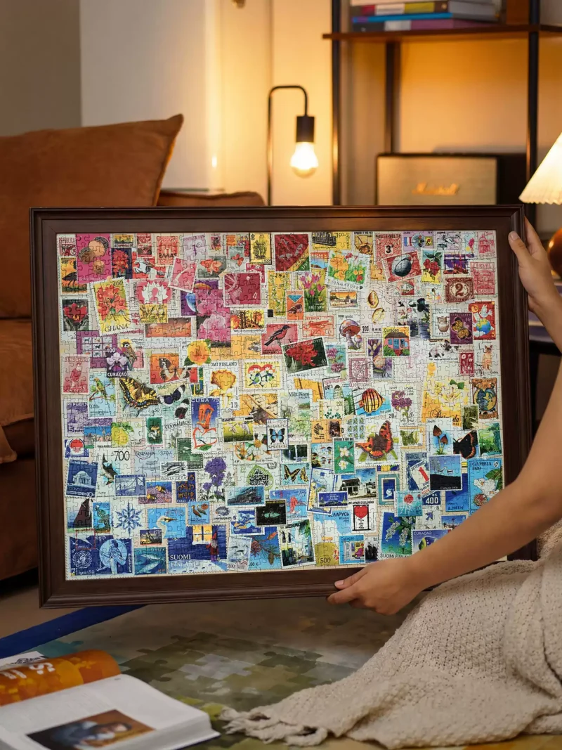 Toi-1000pcs Jigsaw Puzzle-Stamps Through the Myriad Views