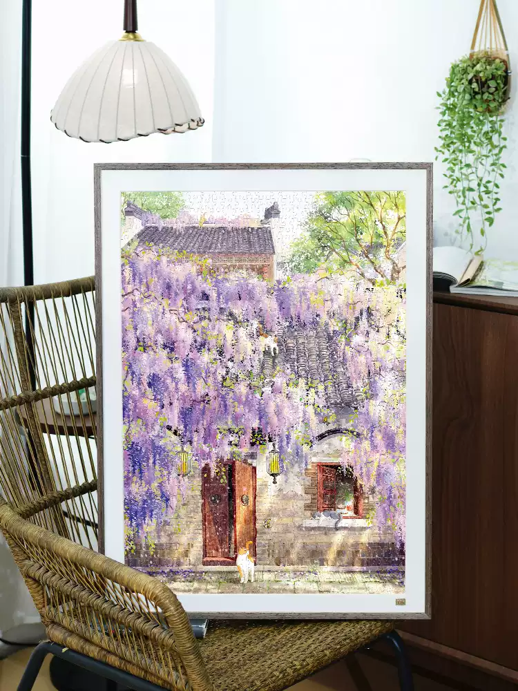 Toi Puzzle-Under the Wisteria Toi-1000pcs Jigsaw Puzzle-Under the Wisteria