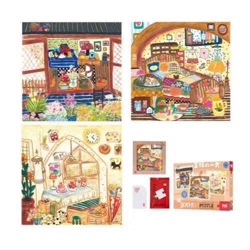 Toi-300pcs*3 Boxes Jigsaw Puzzle-Wonderful Day