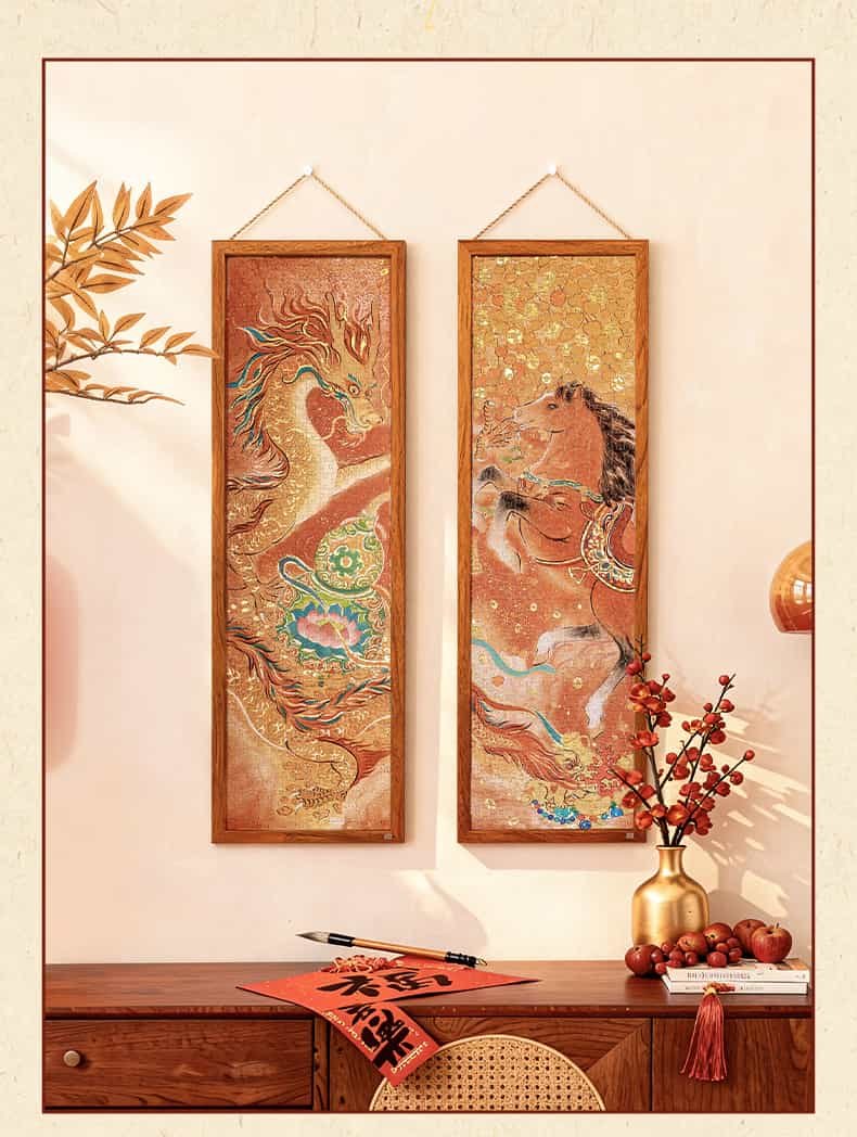 Toi-Soaring Dragon, Leaping Steed (4) Toi-588pcs*2 Boxes Jigsaw Puzzle-Soaring Dragon, Leaping Steed