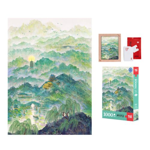 Toi-1000pcs Jigsaw Puzzle-Ten Scenes of West Lake