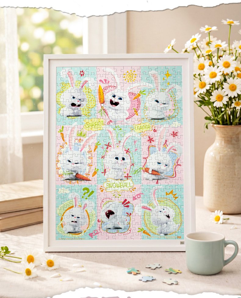 Toi-300pcs Jigsaw Puzzle-The Secret Life of Pets-Snowball