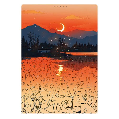TuTuDingDang-500pcs Puzzle-Lotus Remnants at Sunset