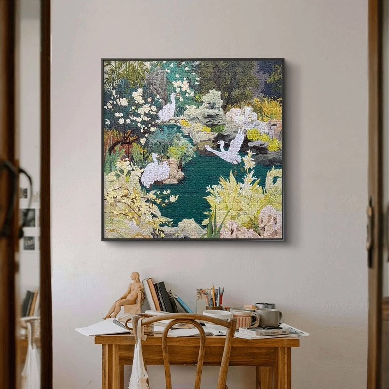 TuTuDingDang-728pcs Jigsaw Puzzle-Where Pines Meet Herons