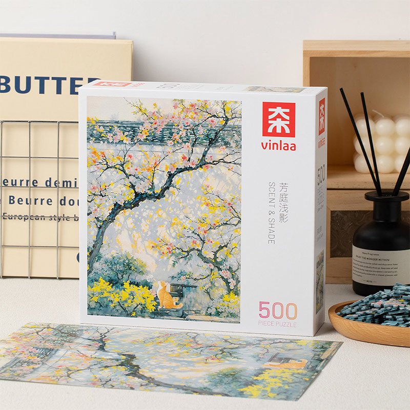 Vinlaa 500 Piece Puzzle-Scent and Shade (2) Vinlaa-500pcs Jigsaw Puzzle-Scent and Shade