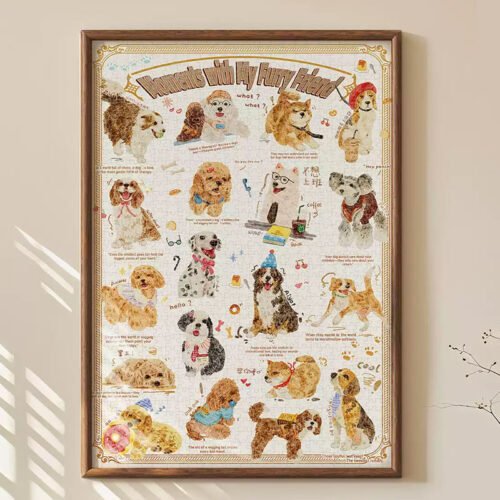 Vinlaa-Moments with My Furry Friend-1000 Piece Puzzle