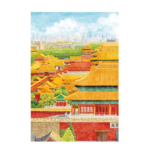 Vinlaa-300 Piece Puzzle-The Gilded Roof of the Forbidden City