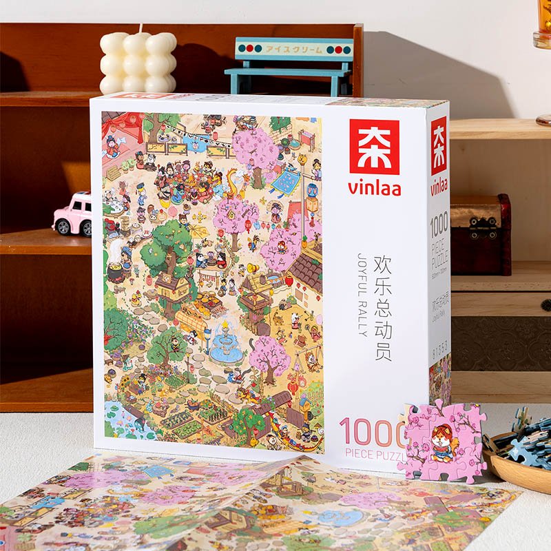 Vinlaa Puzzle-Joyful Rally (1) Vinlaa-Joyful Rally-1000 Piece Puzzle