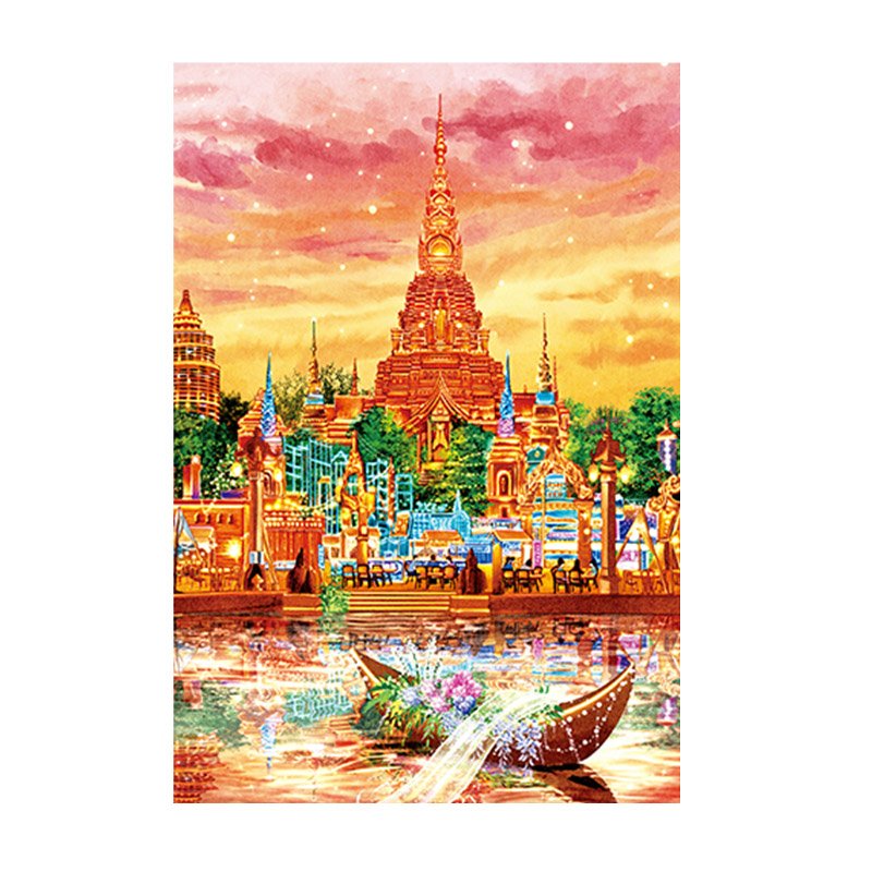 Vinlaa-300 Piece Puzzle-Starlight Night Market