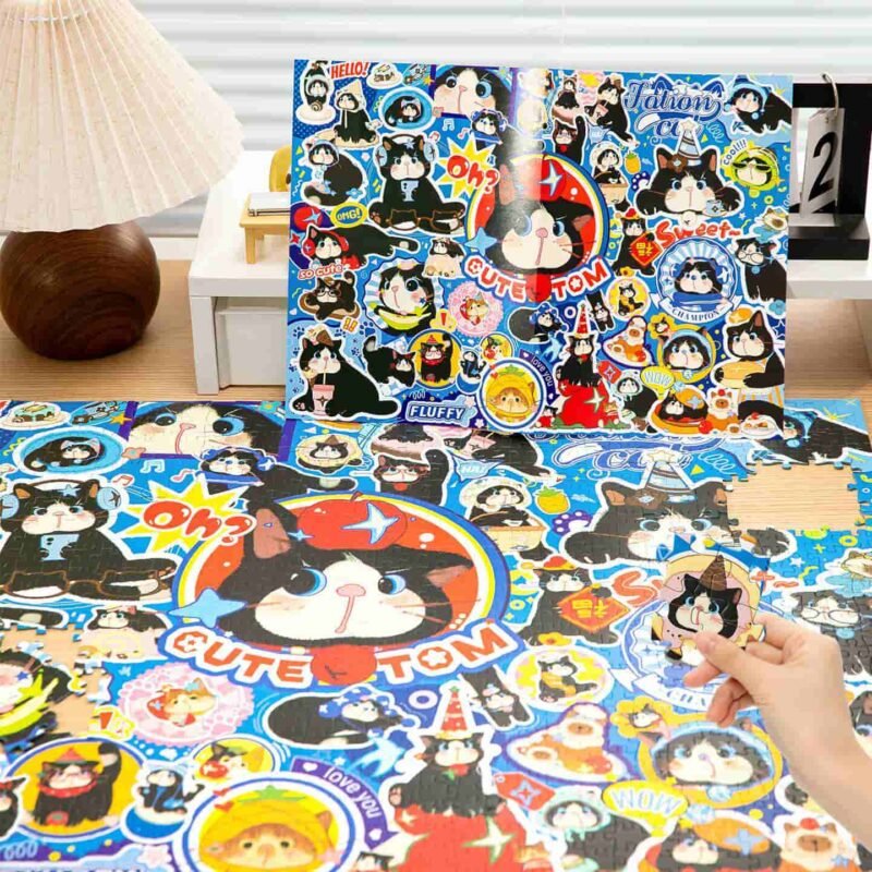 Vinlaa-1000pcs Jigsaw Puzzle-Tom's Funny Moments