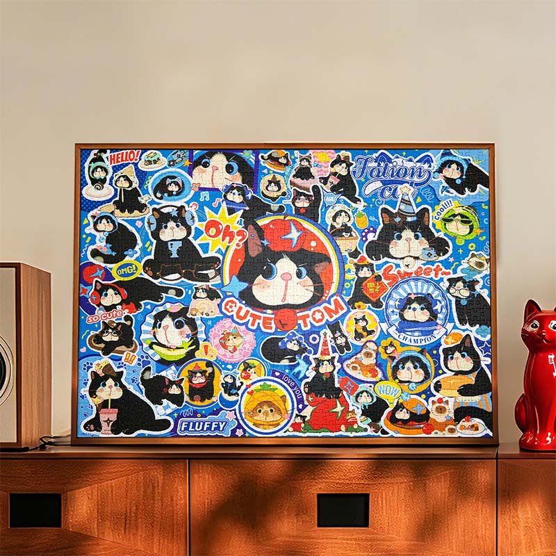 Vinlaa-1000pcs Jigsaw Puzzle-Tom's Funny Moments