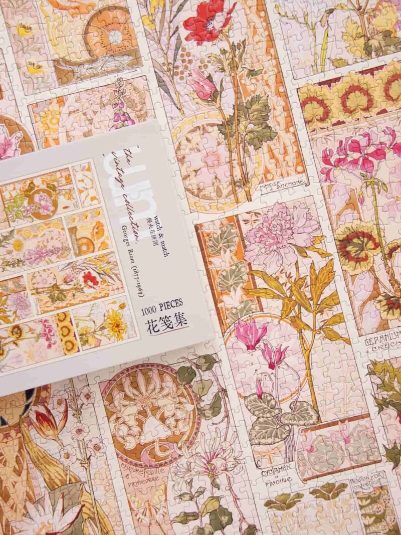 Watch Match-Floral Folio (4) Watch Match-1000pcs Jigsaw Puzzle-Floral Folio