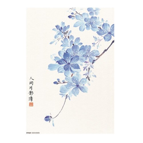Zhiju-500pcs Jigsaw Puzzle-Plumbago Auriculata