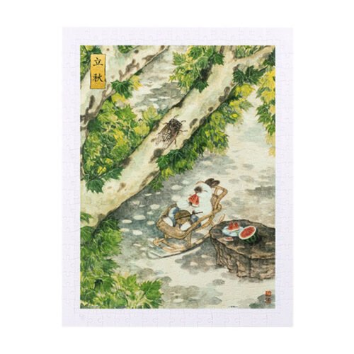 3djp/Pintoo Puzzle-300 Pieces-Chronicle of Moon’s Blessings-Beginning of Autumn