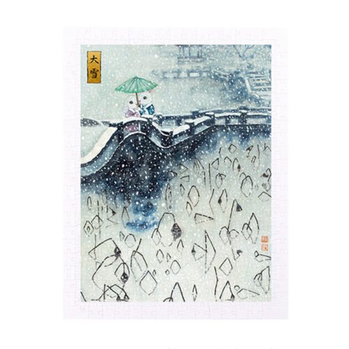 3djp/Pintoo Puzzle-300 Pieces-Chronicle of Moon’s Blessings-Major Snow