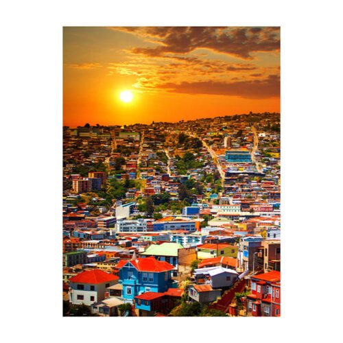 3djp/Pintoo-1575pcs Plastic Jigsaw Puzzles-Showpiece L-Valparaíso at Dusk