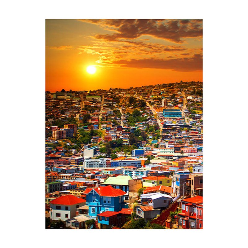 3djp-Valparaíso at Dusk 3djp/Pintoo-1575pcs Plastic Jigsaw Puzzles-Showpiece L-Valparaíso at Dusk